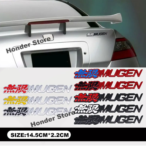 Metal car stickers mugen - stickers,