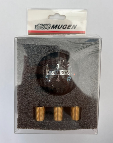 Carbon fiber mugen gear knob - fiber,