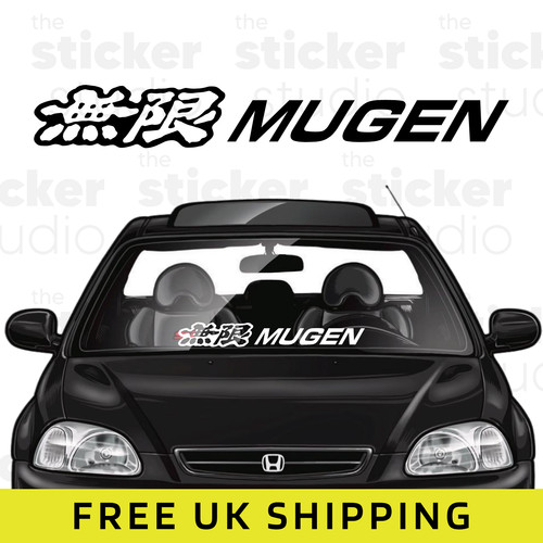 Mugen sticker 55cm decal - -,