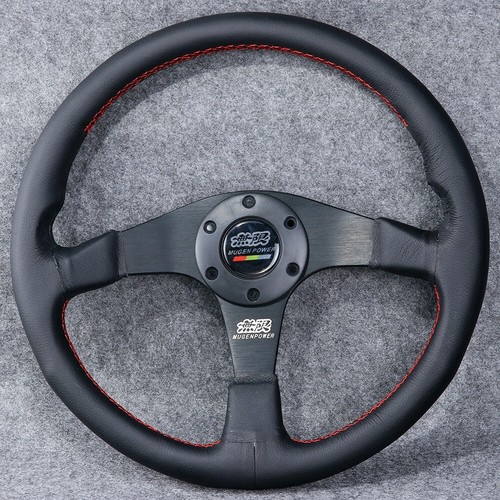 Mugen genuine leather - mugen, steering