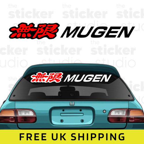 Mugen sticker 100cm decal - -,