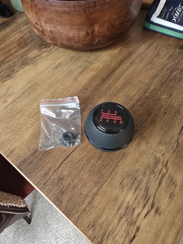 Black leather mugen - black, shift