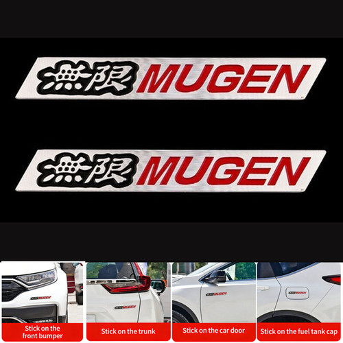 2pcs mugen emblem badge - 2pcs,