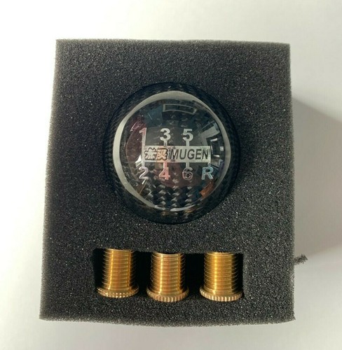Carbon fiber mugen gear knob - carbon,