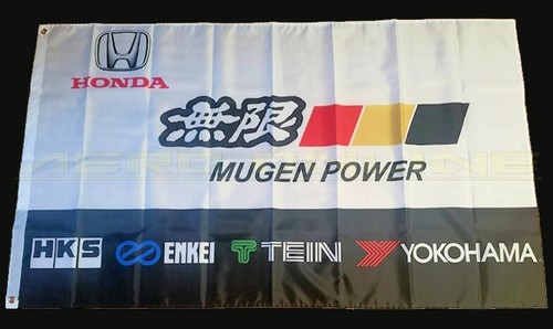 Mugen power white flag for - power,